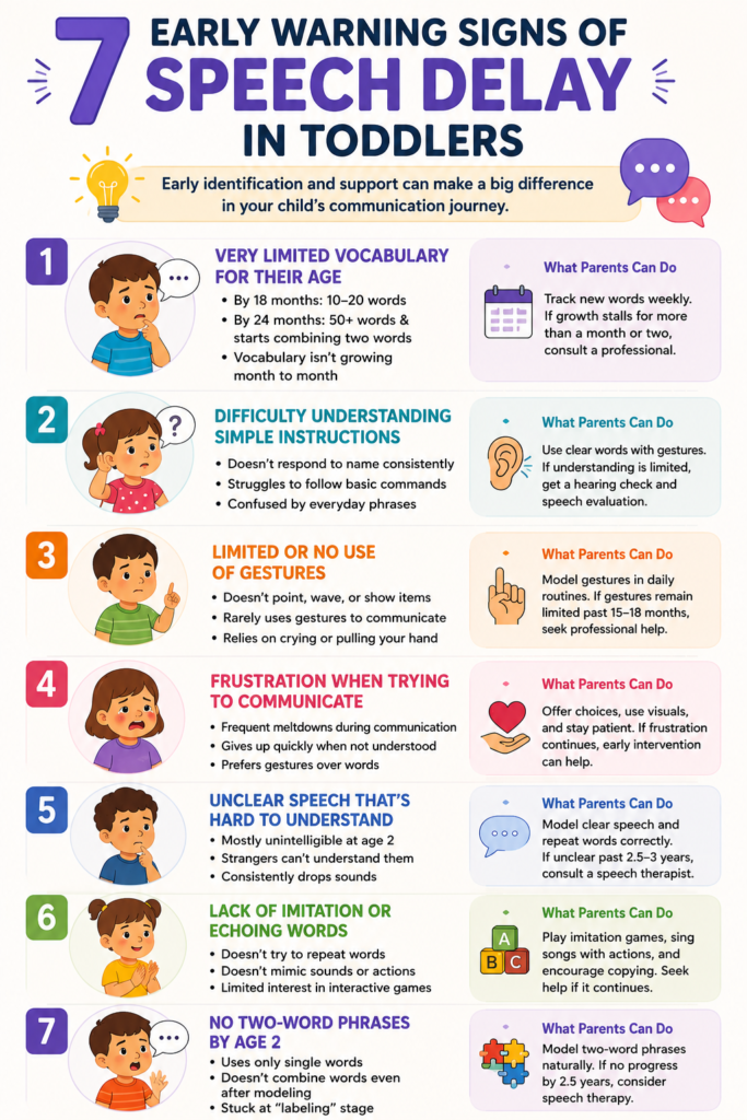 7 early warning signs of speech delay in toddlers